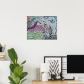 Abstract Doodle Poster (Thuiskantoor)