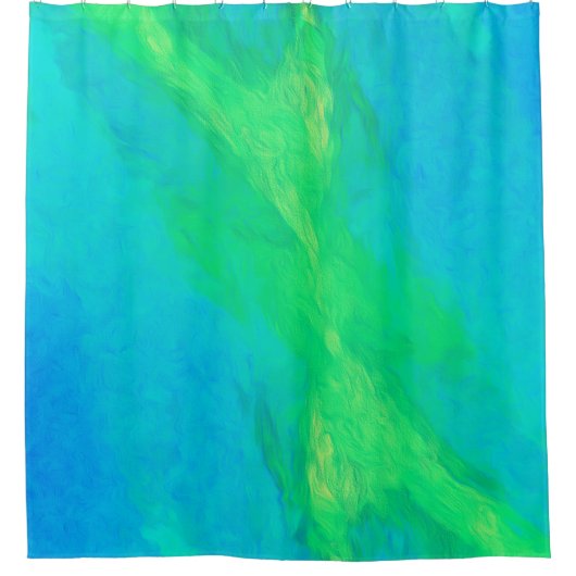 abstract douchegordijn (Voorkant)