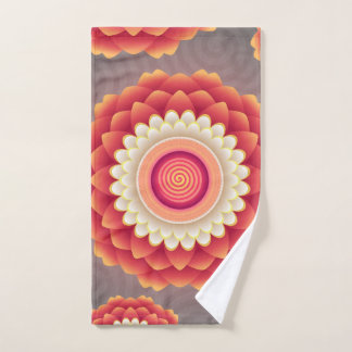 abstract douchegordijn handdoek
