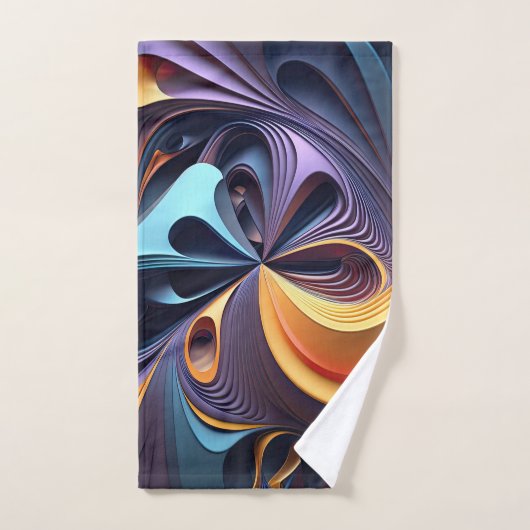 abstract douchegordijn handdoek (Handdoek)