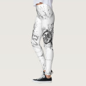 Abstract Dragonfly Pattern Yoga Leggings (Links)