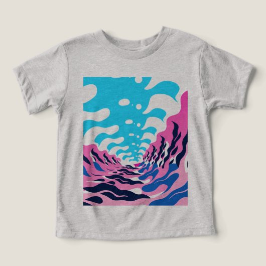 Abstract Dream Wave – Vibrant Surreal Flow (Design voorkant)