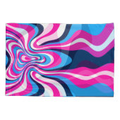 Abstract Dream Wave – Vibrant Surreal Flow Kussensloop (Achterkant)