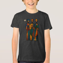 Abstract Drie Wijzen Tri-Blend Shirt