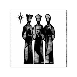 Abstract Drie Wijzen Zelfinktende Stempel