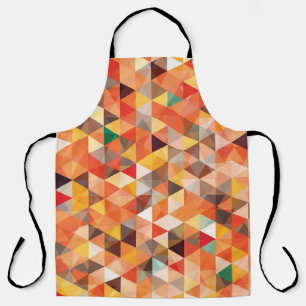 Abstract driehoek geometrisch naadloos patroon schort