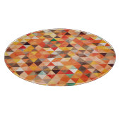 Abstract driehoek geometrisch naadloos patroon snijplank (Hoek)