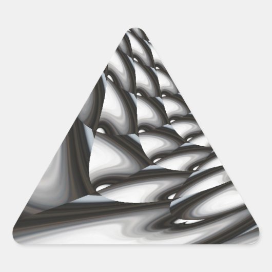 Abstract Driehoek Sticker (Voorkant)