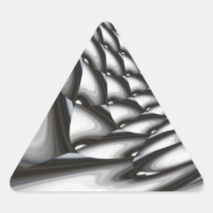 Abstract Driehoek Sticker