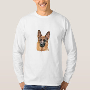 Abstract Duits Shepard T-shirt