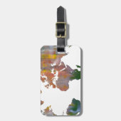 Abstract Earth Art Bagagelabel (Voorkant verticaal)