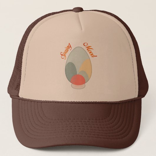 Abstract Easter Egg – Modern Art - boné Trucker Pet (Voorkant)