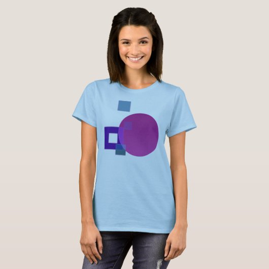 Abstract één T-shirt (Voorkant volledig)