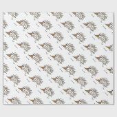 Abstract egelverlooppapier cadeaupapier (Vlak)