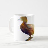 Abstract Eider duck silhouet Koffiemok (Voorkant links)
