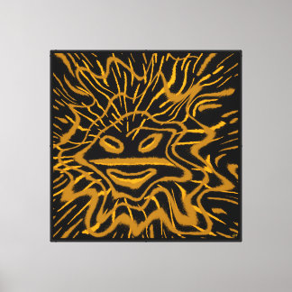 Abstract El Sol de Jayuya Canvas Afdruk