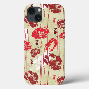 Abstract Elegance florale patroon 2 iPhone 13 Hoesje