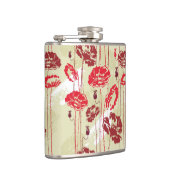 Abstract Elegance florale patroon 2 Heupfles (Rechts)