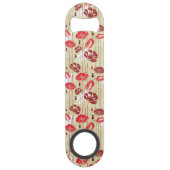 Abstract Elegance florale patroon 2 Speed Flessenopener (Achterkant)