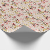 Abstract Elegance florale patroon 3 Cadeaupapier (Hoek)