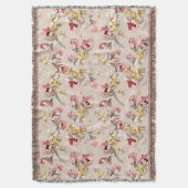 Abstract Elegance florale patroon 3 Deken (Voorkant Verticaal)