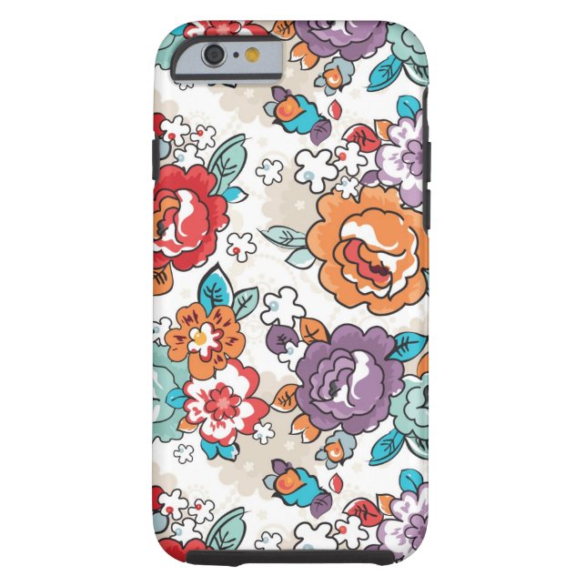 Abstract Elegance floreel patroon 5 Case-Mate iPhone Case (Achterkant)