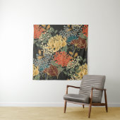 Abstract elegance seamless pattern with floral bac wandkleed (In situ)