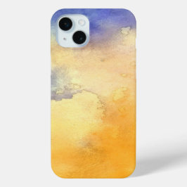 Abstract Elegant gemengd Kleurrijk schilderpatroon iPhone 15 Mini Hoesje