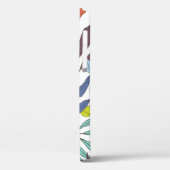 Abstract elegantiepatroon met florale achtergrond. Case-Mate iPhone case (Achterkant / Links)