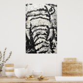 Abstract Elephant Poster (Keuken)