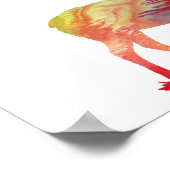 Abstract Elk silhouet Poster (Hoek)