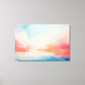 Abstract emotioneel landschap canvas afdruk (Voorkant)