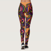 ABSTRACT en COLORFUL!! Leggings (Achterkant)