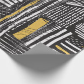 Abstract en creatief naadloos patroonontwerp met cadeaupapier (Hoek)