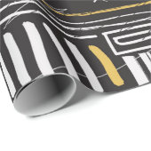 Abstract en creatief naadloos patroonontwerp met cadeaupapier (Rol Hoek)