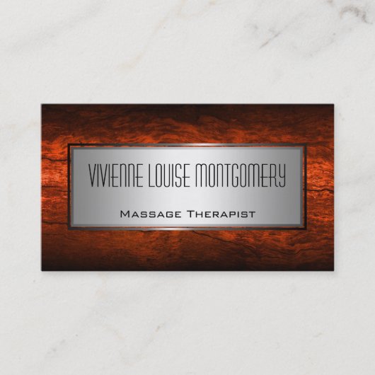 Abstract en staal Modern professioneel Visitekaart Visitekaartje (Voorkant)