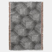 Abstract en stijlvol grijs patroon deken (Voorkant Verticaal)