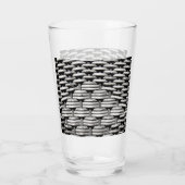 Abstract en stijlvol grijs patroon glas (Achterkant)