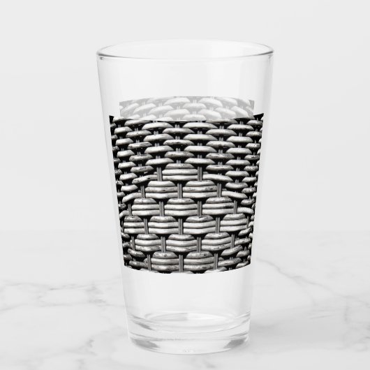 Abstract en stijlvol grijs patroon glas (Voorkant)