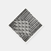 Abstract en stijlvol grijs patroon servet (Hoek)