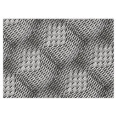 Abstract en stijlvol grijs patroon tafelkleed (Voorkant (Horizontaal))