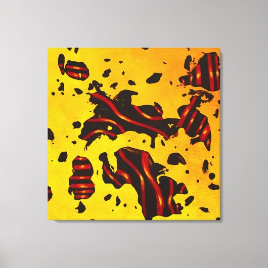 Abstract Energie Vector Canvas Afdruk (Voorkant)