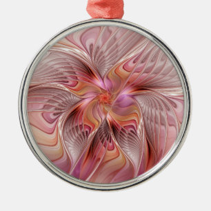 Abstract engel kleurrijke fantasie fractale kunst metalen ornament