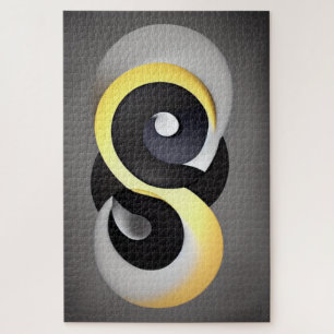 Abstract Enso Puzzel