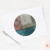 Abstract erfgoed I Ronde Sticker (Envelop)
