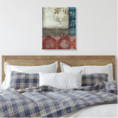 Abstract erfgoed II Canvas Afdruk (Insitu (Slaapkamer))