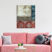 Abstract erfgoed II Canvas Afdruk (Insitu (Woonkamer))