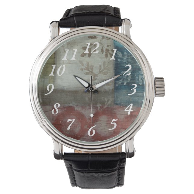 Abstract erfgoed II Horloge (Voorkant)