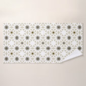 Abstract ethnic geometric patterns design backgrou (Serviette de bain)
