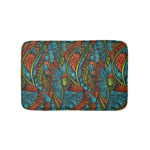 Abstract etnisch behang badmat